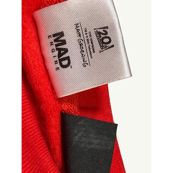 The Simpsons Ugly Sweater Christmas Holiday Red Bart Simpson Mens XL - Picture 8 of 11